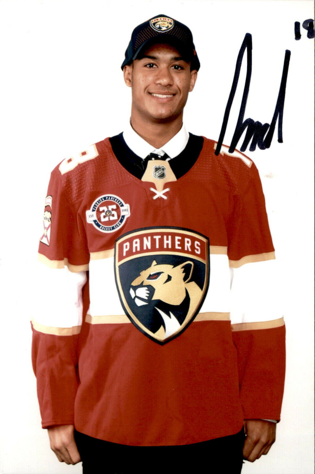 Serron Noel SIGNED 4x6 Photo Poster painting FLORIDA PANTHERS #4