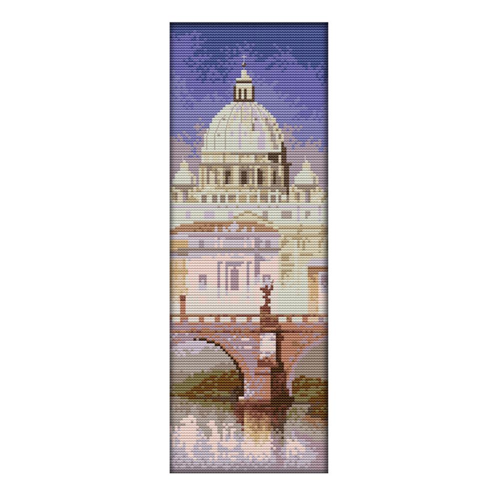 

St. Petersburg - 14CT Stamped Cross Stitch - 16*38cm, 501 Original