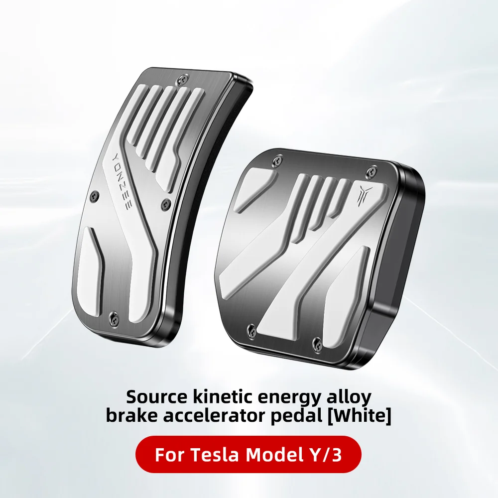YONZEE Tesla Accelerator Brake Rest Metal Pedal For Tesla Model 3/Y