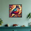>SALE<5D DIY Full Round Drill Diamond Painting Cute Bird Kit Home Decoration 30x30cm