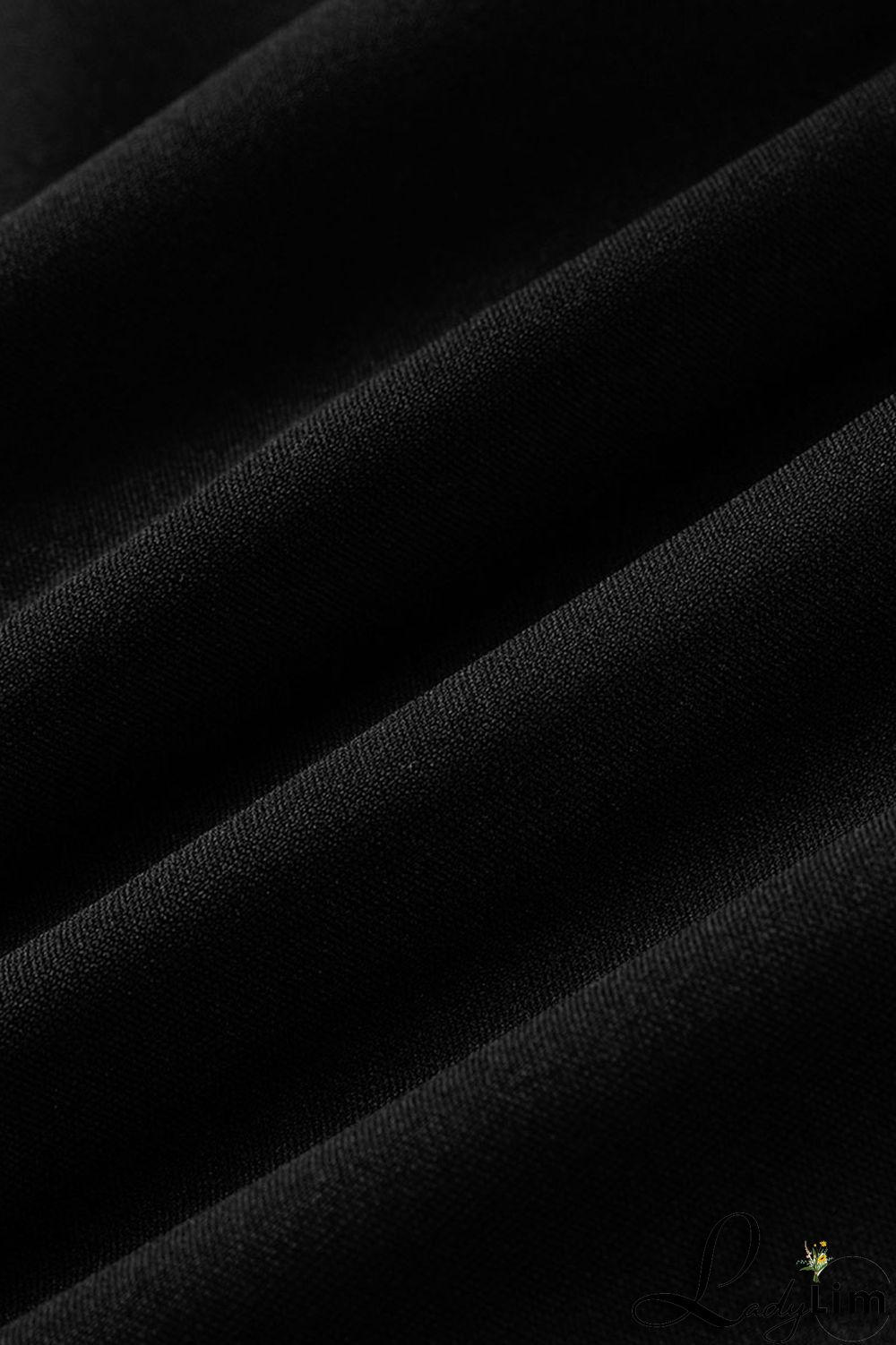 Black Casual Solid Embroidered Split Joint Buckle Straight Dresses