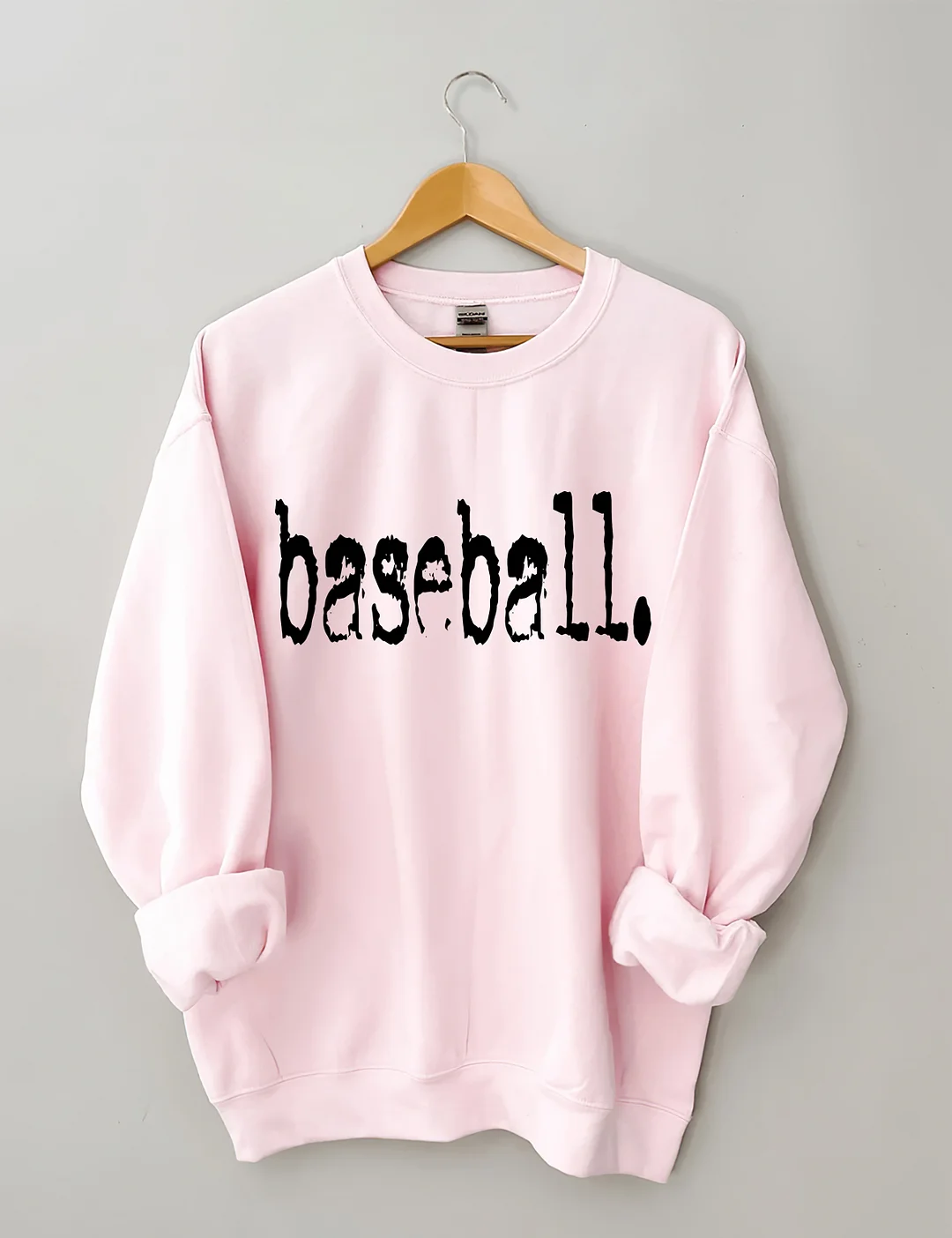Baseball Typography Design Sweatshirt