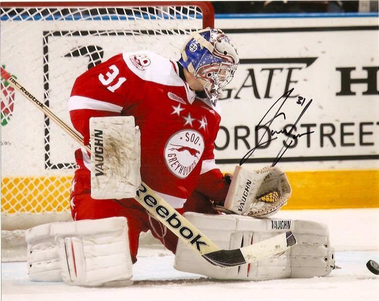 Sault Ste Marie Greyhounds Jack Campbell Signed Autographed 8x10 Photo Poster painting COA