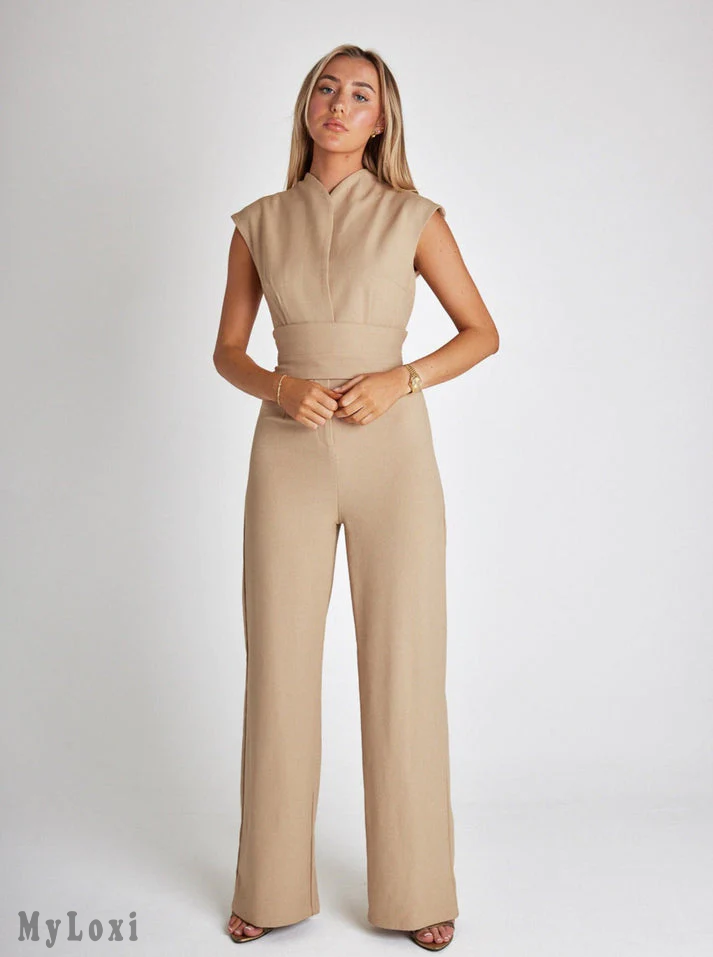 Jumpsuit with loose legs