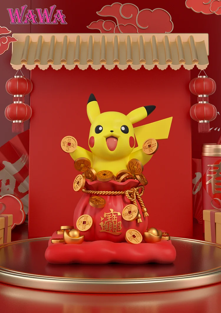 WAWA Studio - Pokémon Lucky Series Lucky Pikachu Statue(GK)-