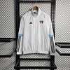 2023/2024 S&atilde;o Paulo Windbreaker White Football Shirt 1:1 Thai Quality