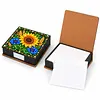 PU 5D Pearl Diamond Painting Kit Note Box DIY Diamond Art Notepad Box with 160 Sheets of Paper (Sunflower)