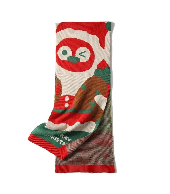 Women’s Cute Elk Imitation Cashmere Winter Scarves