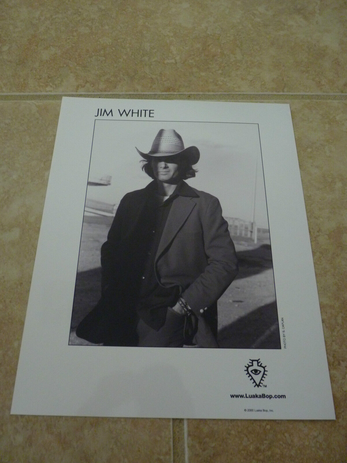 Jim White 8x10 B&W Publicity Picture Promo Photo Poster painting