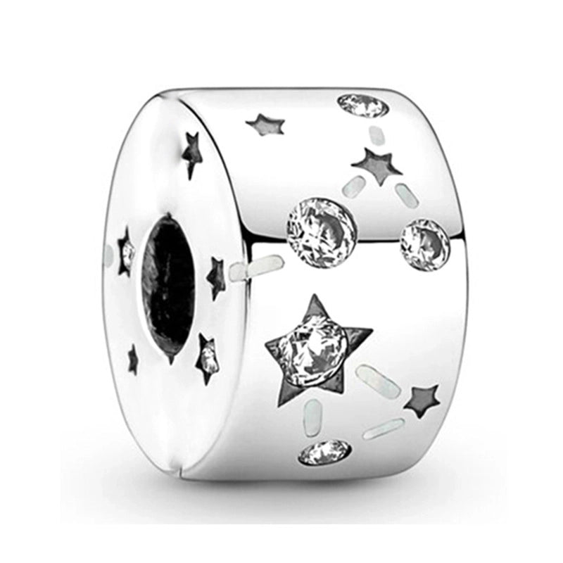 1 PC/Package Metal Rhinestones Plating Inlay Polished Pendant Beads