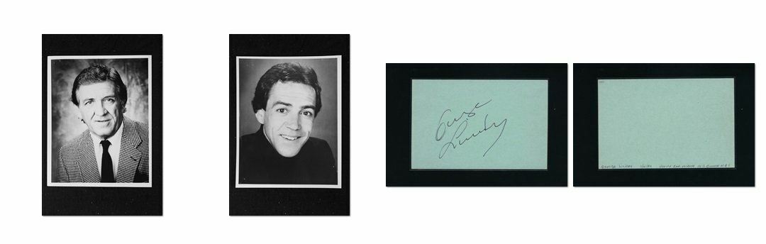 George Lindsey - Signed Autograph and Headshot Photo Poster painting set - Andy Griffith Goober