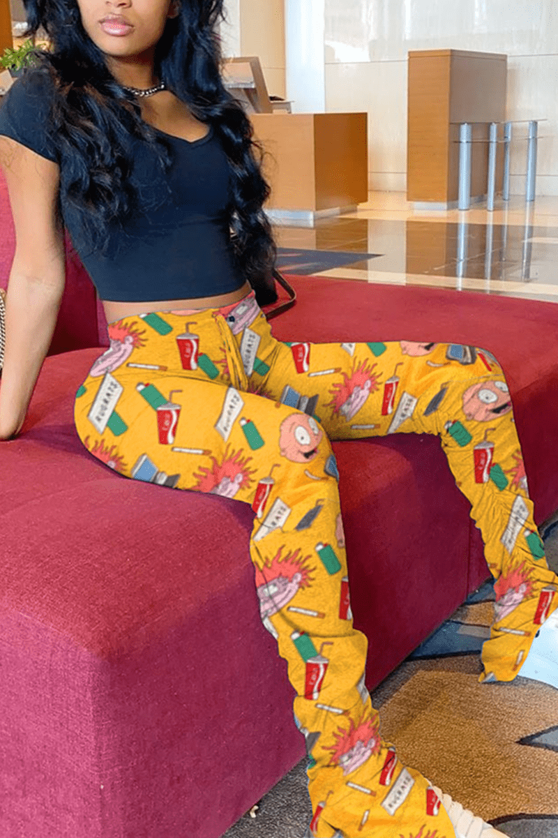 Fashion Casual Printed Sports Trousers