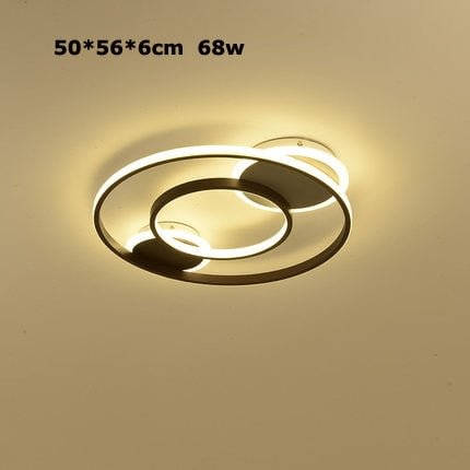 LED Modern Geometric  Round Iron Acryl Lustre Chandelier.Chandelier Lighting LED Lamp LED Light For Foyer Bedroom