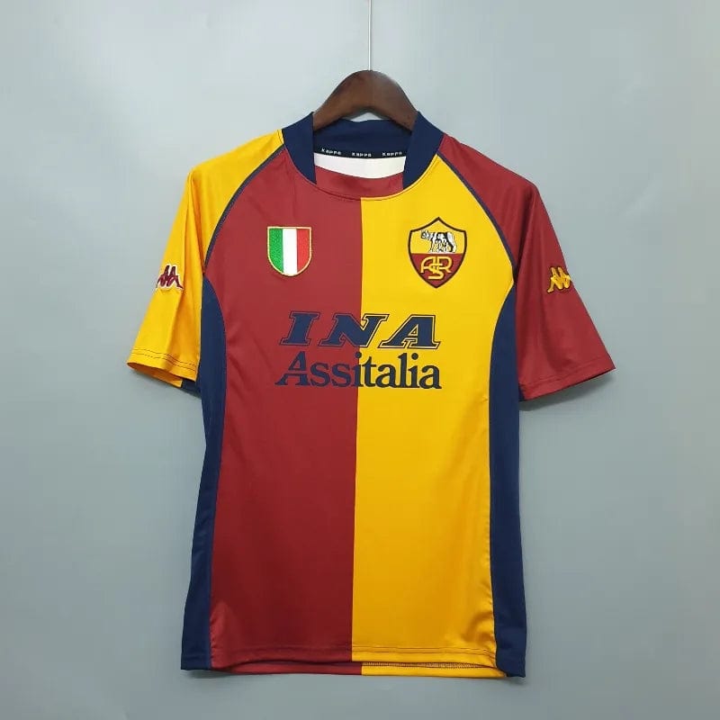 2001/2002 Retro Roma Home Soccer Jersey 1:1 Thai Quality mysite