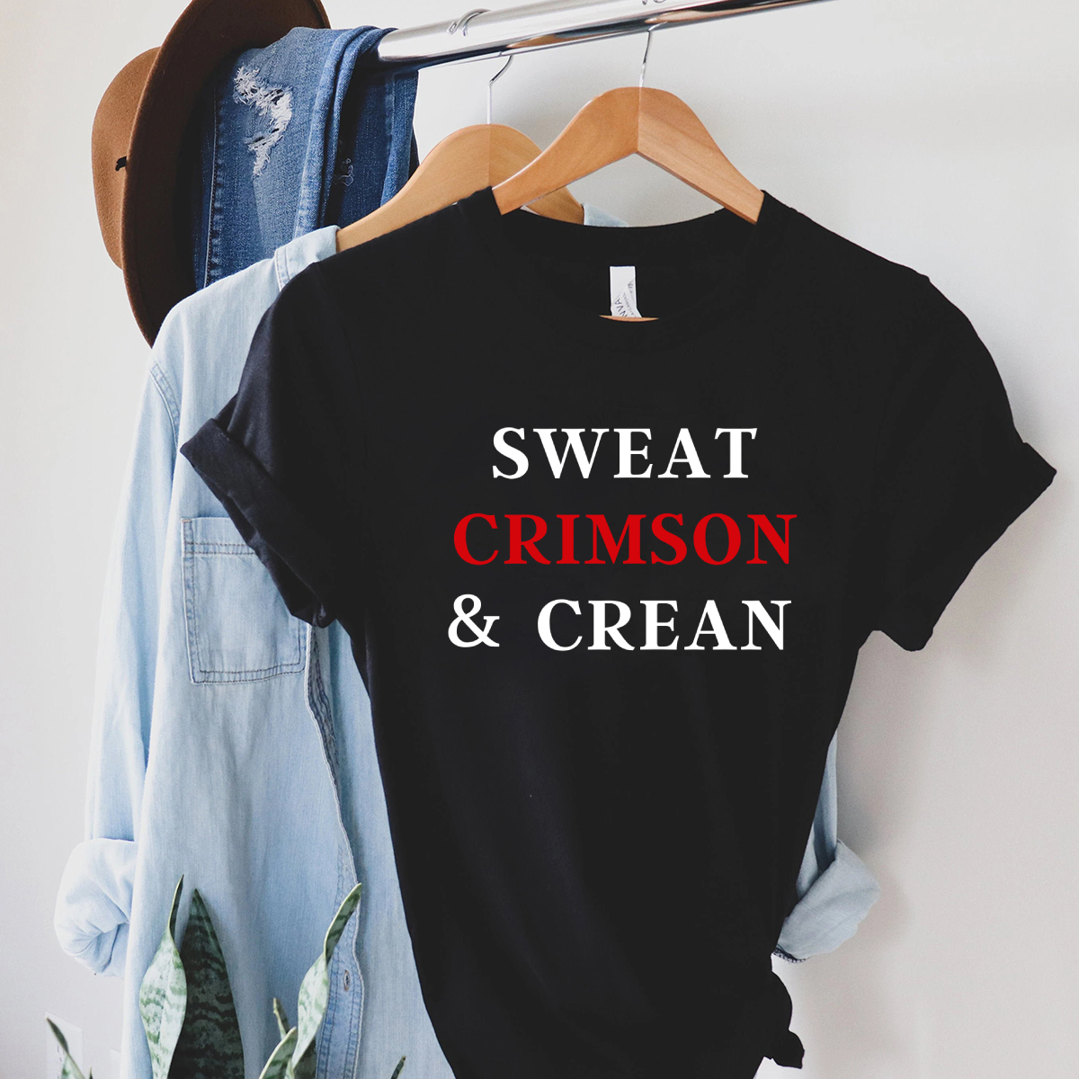 SWEAT CRIMSON & CREAN T-shirt