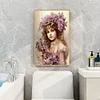 (40*60cm)Flower Beauty - Full Round Drill Diamond Painting