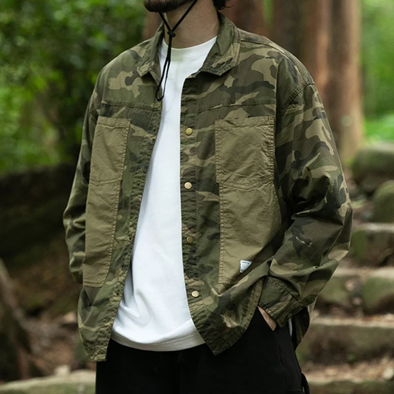 Casual Camouflage Work Function Rushing Jacket