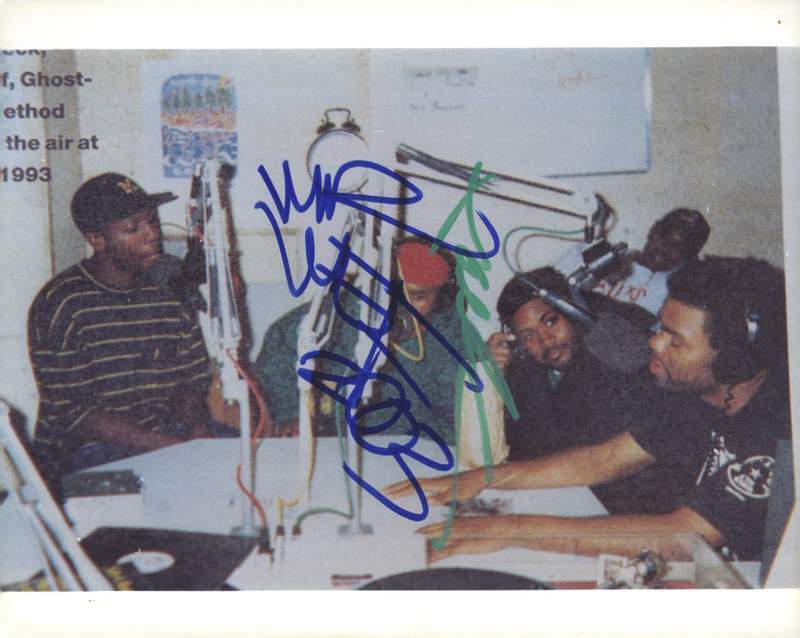 Wu-Tang Clan authentic signed rap 8x10 Photo Poster painting W/Certificate Autographed (A1268)