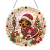 XMAS DIY Acrylic Special Shape Diamond Painting Hanging Pendant Hanging Kit