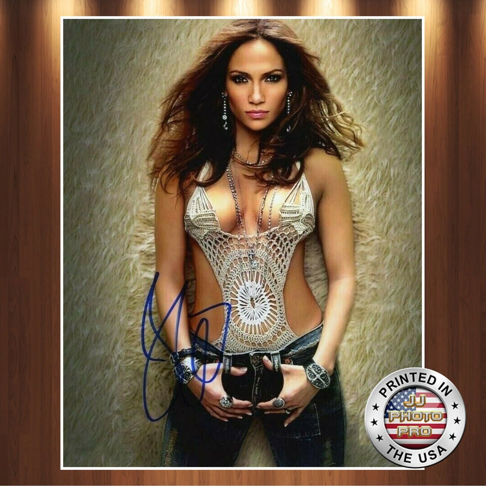 Jennifer Lopez Autographed Signed 8x10 Photo Poster painting REPRINT