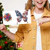 6Pcs Diamond Painting American Flag Butterfly Diamond Drawing Card
