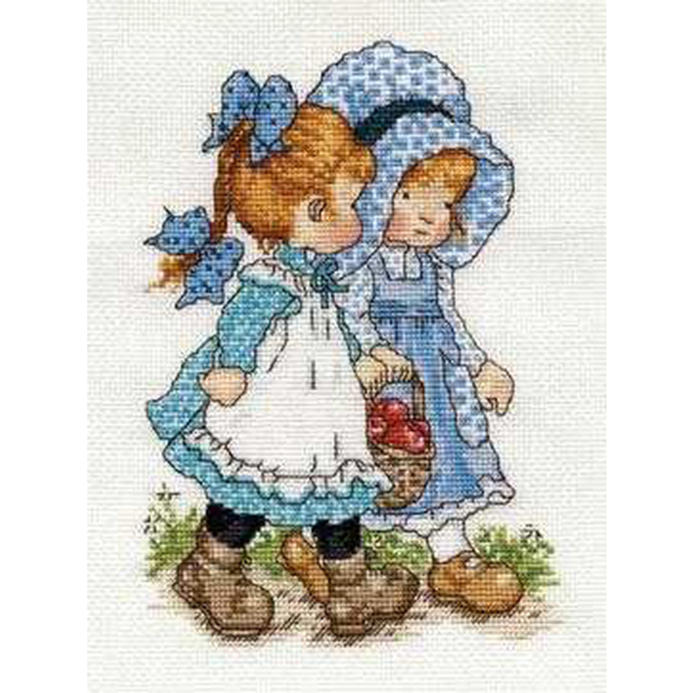 

Child Life - 11CT Stamped Cross Stitch - 50*40CM, 501 Original