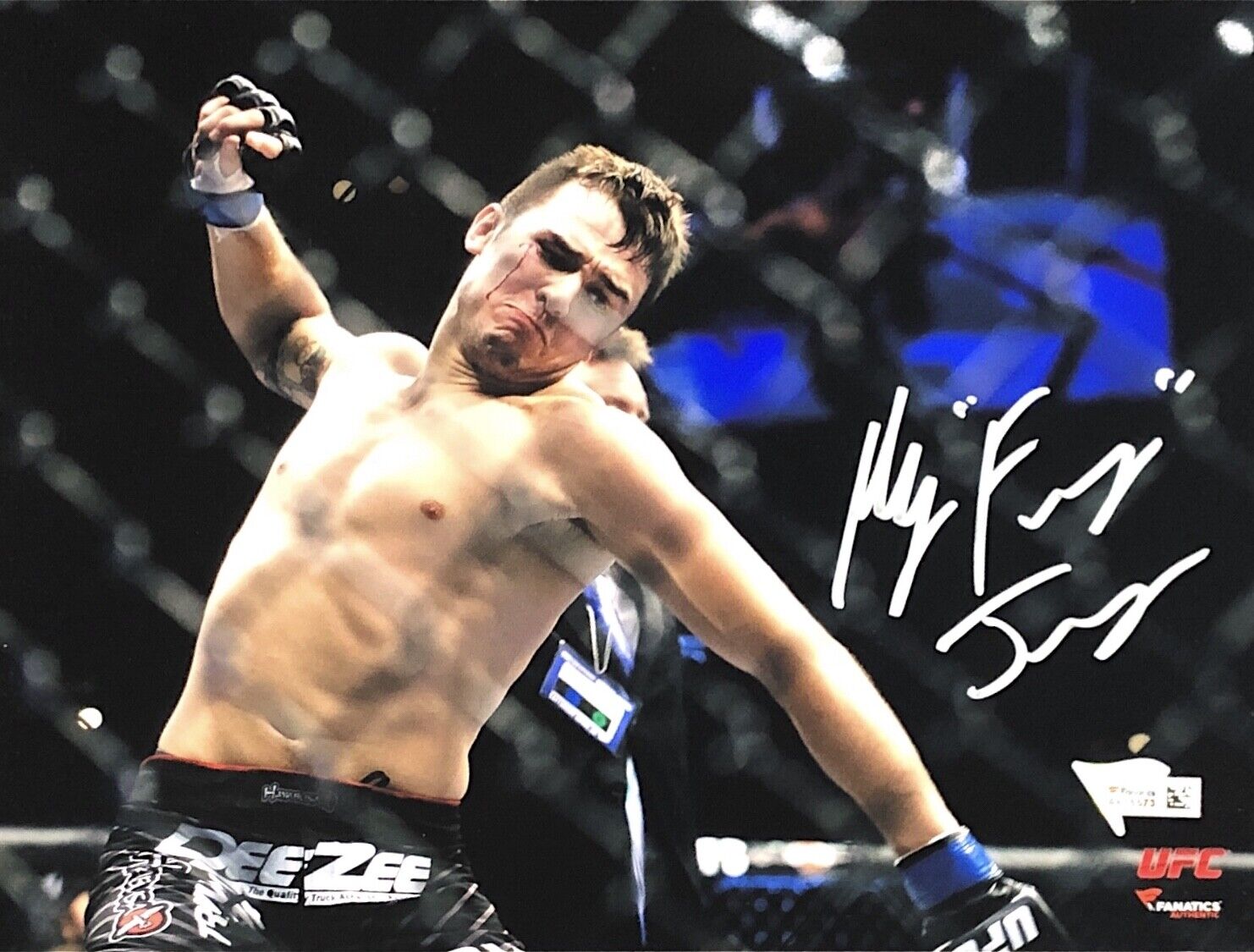 MYLES JURY HAND SIGNED AUTOGRAPHED 8X10 UFC MMA Photo Poster painting WITH FANATICS COA 1