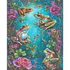 Frog-14CT Stamped Cross Stitch 40*50cm/15.75*19.69in