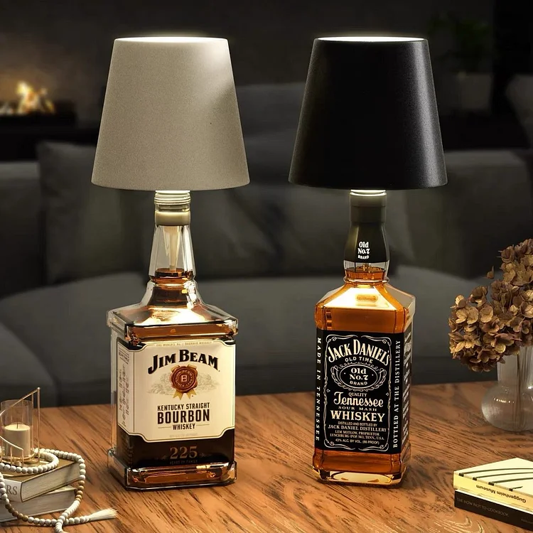 🔥Promotion à durée limitée🔥 -💡Lampe de bouteille de vin sans fil🍷