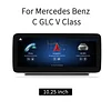 Android Auto Apple CarPlay Autoradio GPS Car stereo 10.25in Screen Retrofit For Mercedes Benz C GLC V W205 C63 C43