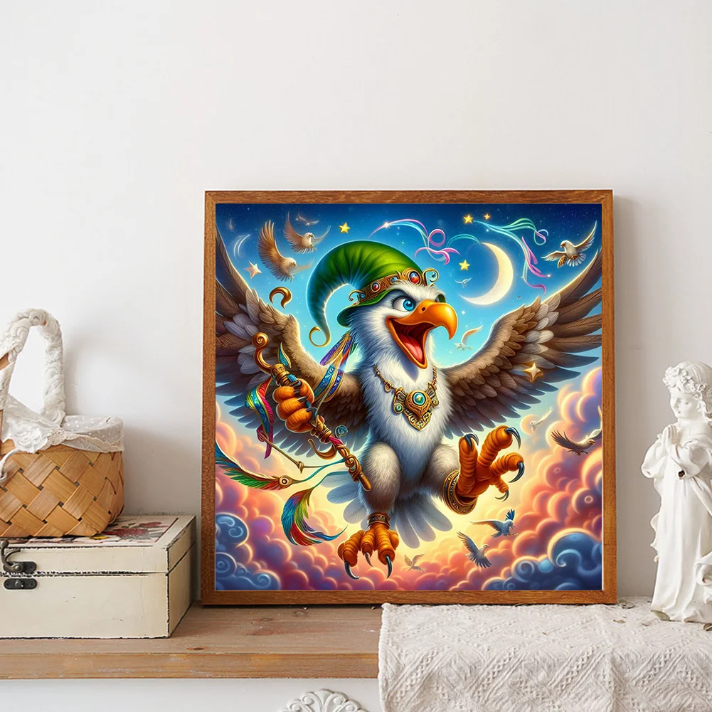 Diamond Painting - Full Round Drill - Eagle(Canvas|30*30cm)