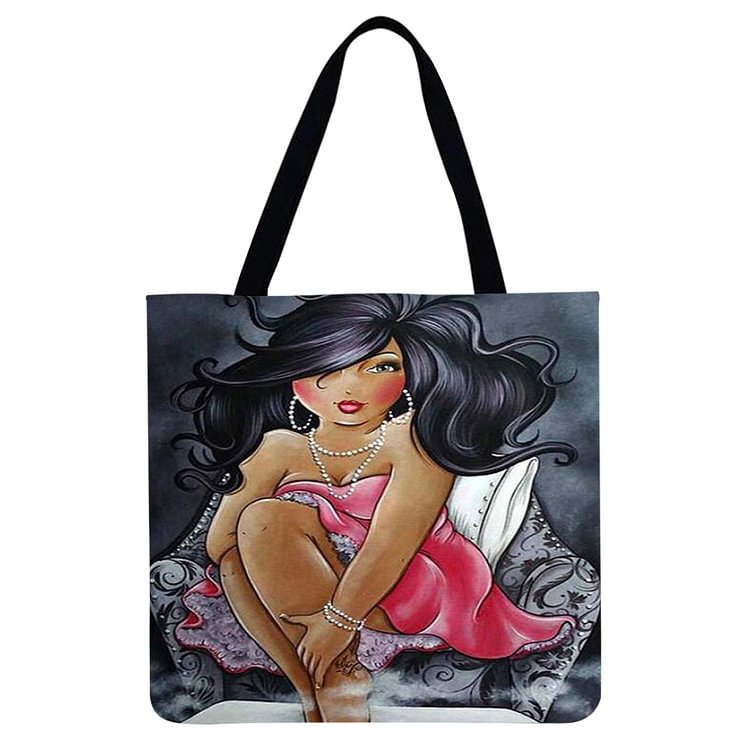 Fat Girl - Linen Tote Bag