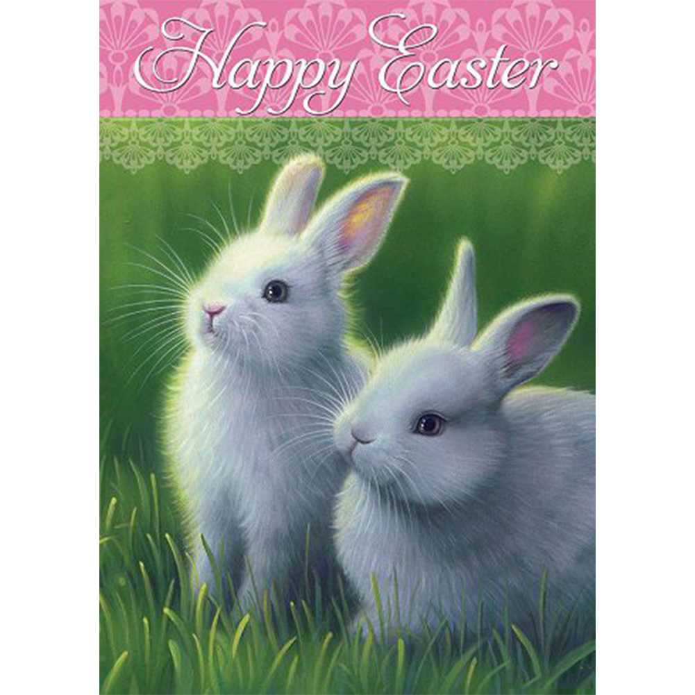 

Easter Bunny - Round Drill Diamond Painting - 30*40CM, 501 Original