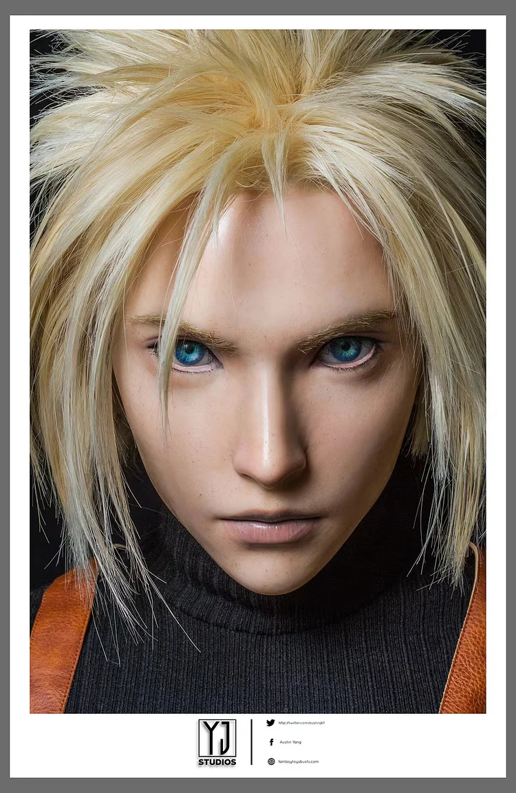 PRE-ORDER YJ Studios Final Fantasy VII Remake 1/1 Bust 