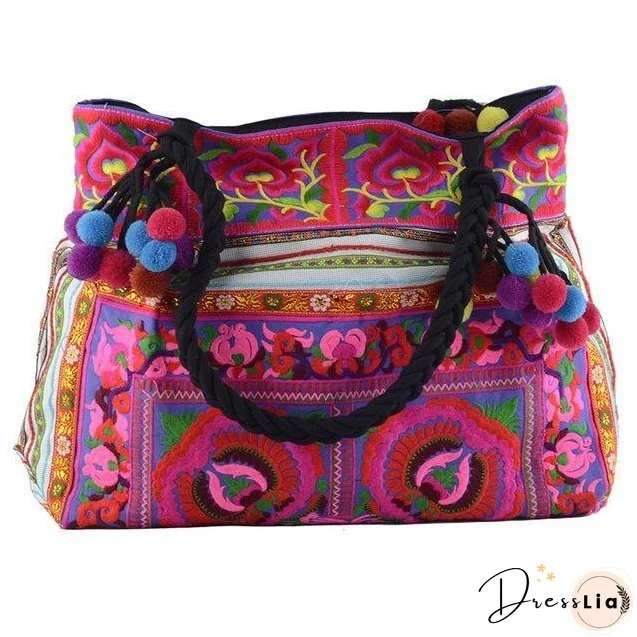 Yunnan Embroidered Bag Fashion Ethnic Bag Lady Handbag Embroidery Bag