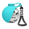 2-In-1 Dog Water Bottle with Silicone Bowl No-Spill Stainless Steel Portable 285ml Dog Water Bottle Ideal for Walking Hiking & Travel