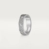 CARTIER LOVE WEDDING BAND, DIAMOND-PAVED
