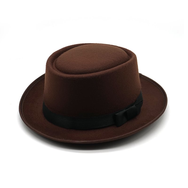 Tristan Pork Pie Hat - Coffee