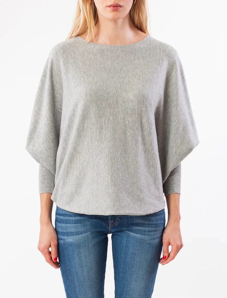 The Jenny Sweater Lightweight 3/4 Dolman Sleeve