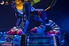 Metal Garurumon with LED - Digimon Resin Statue - Moon Goddess Studios