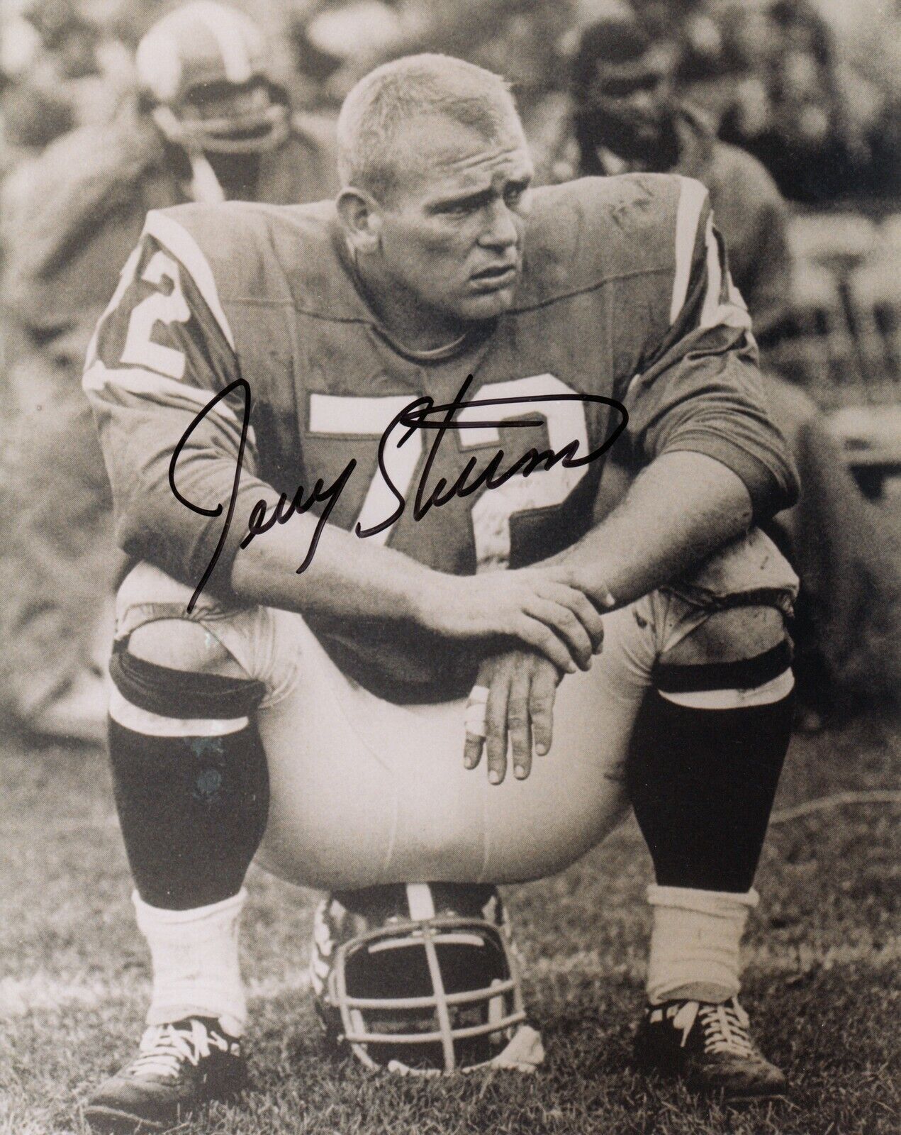 Jerry Sturm #1 8x10 Signed Photo Poster painting w/ COA Denver Broncos