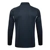 25/26 Real Madrid dark gray long zipper  Training Jacket Set