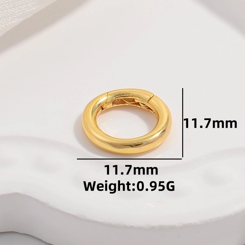 1 Piece 925 Sterling Silver 22K Gold Plated Rhodium Plated Silver Plated Round Star Oval Jewelry Buckle Jewelry Accessories