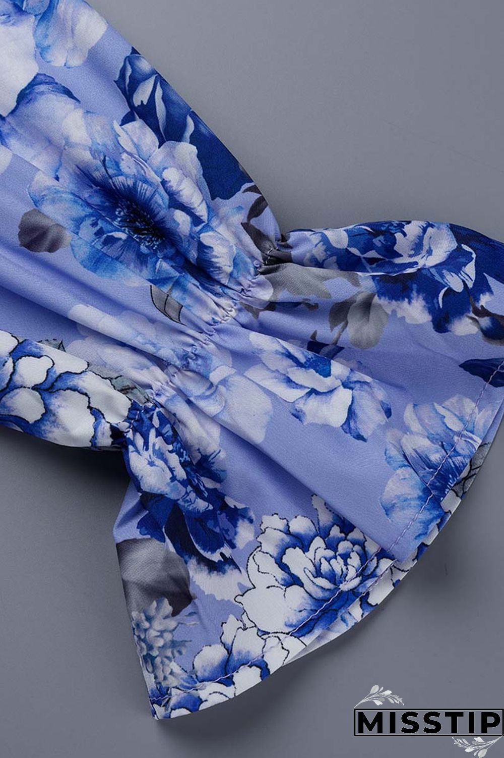 Rose Red Casual Print Patchwork O Neck Long Sleeve Two Pieces