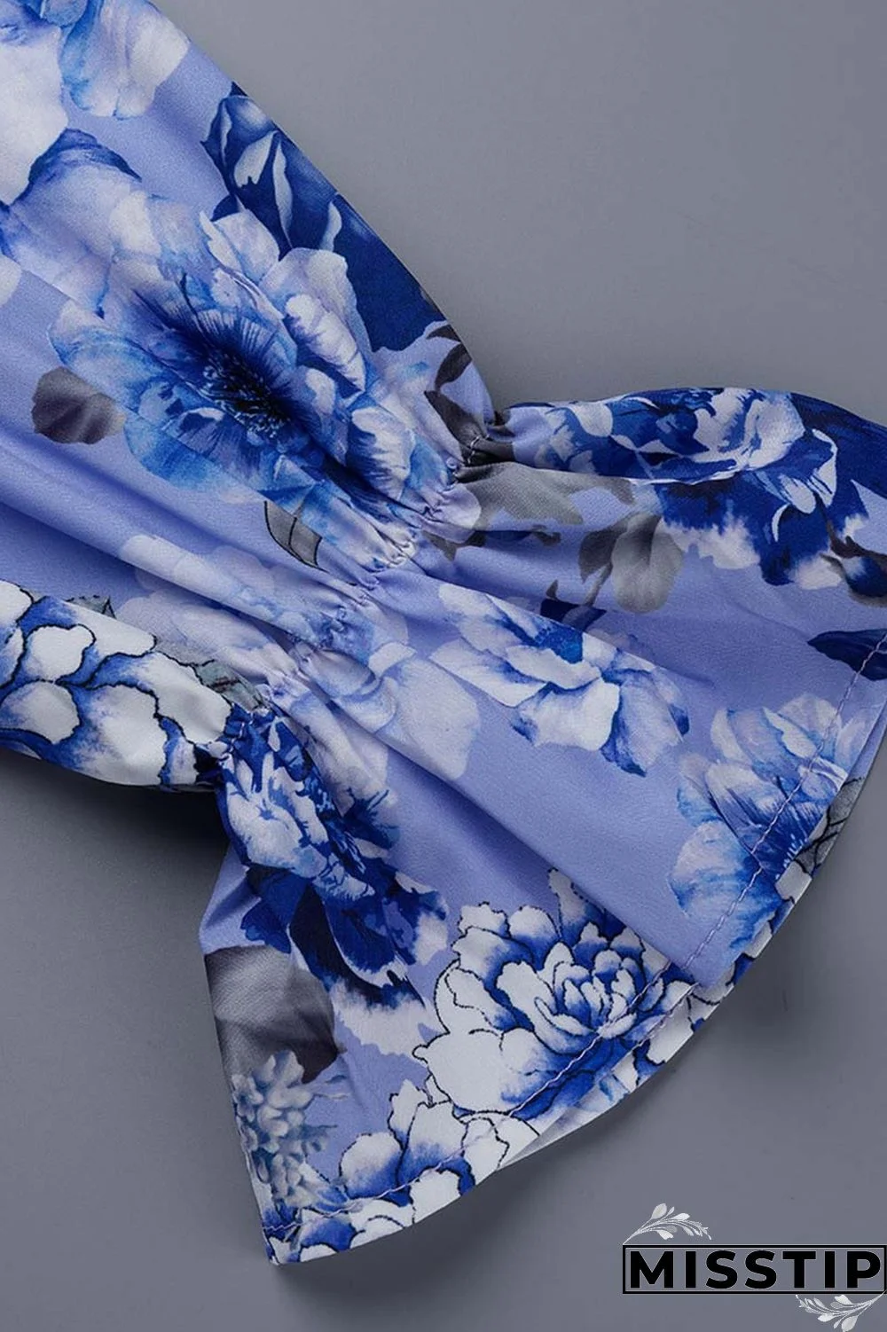 Rose Red Casual Print Patchwork O Neck Long Sleeve Two Pieces