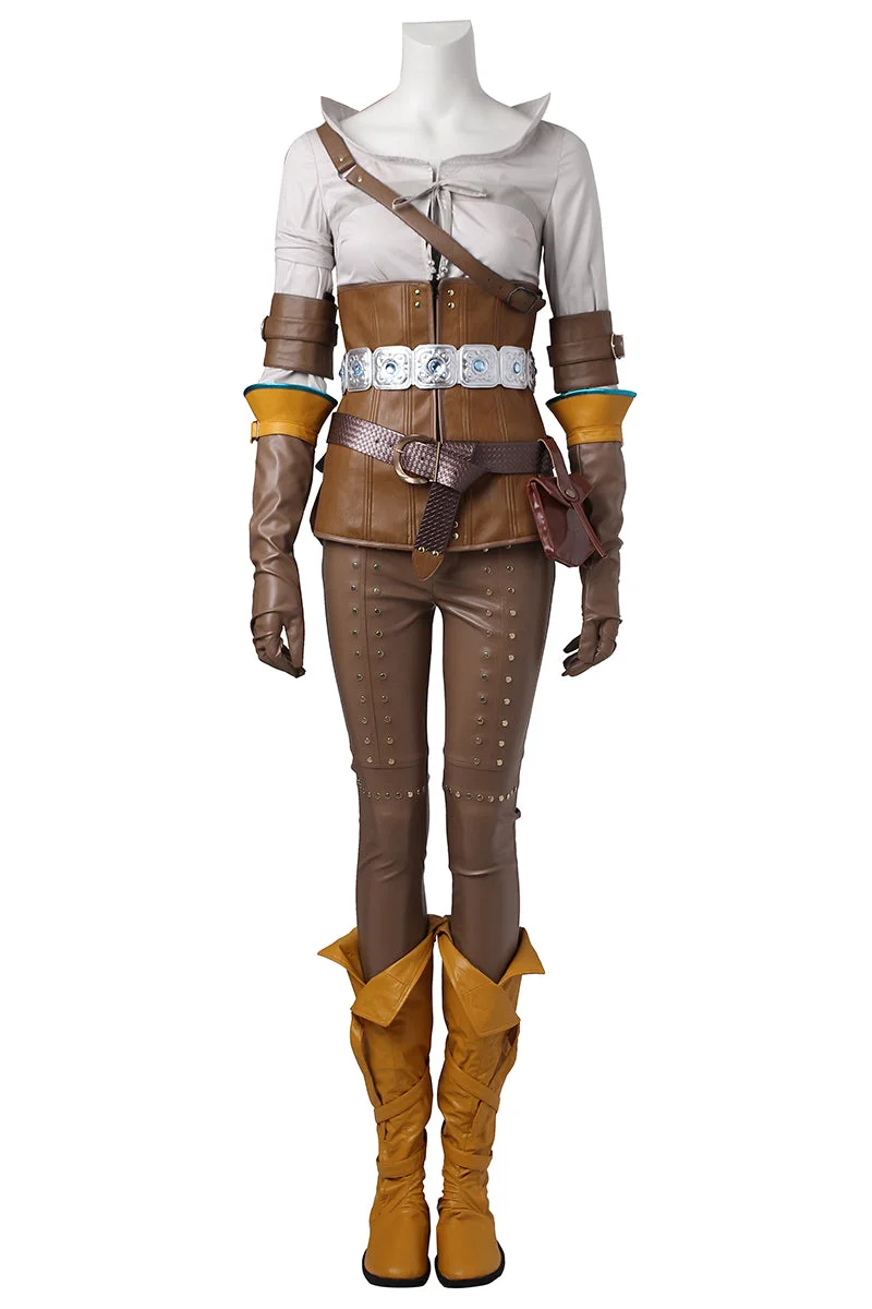 The Witcher 3 Wild Hunt Cirilla Cosplay Costume outfit