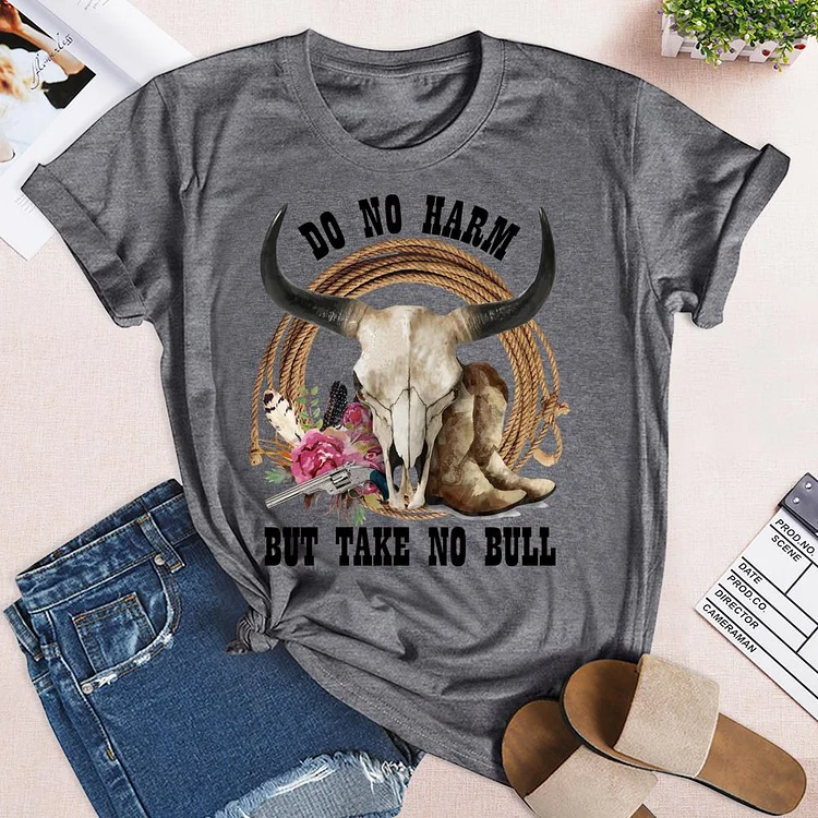 ANB - Do No Harm But Take No Bull Retro Tee Tee-05851