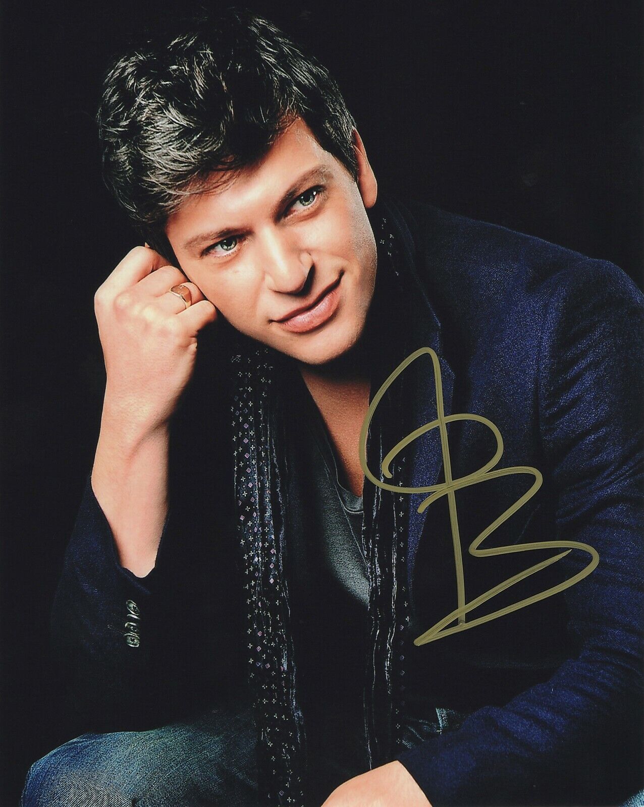 PATRIZIO BUANNE SIGNED MUSIC BARITONE ITALIAN 8X10 Photo Poster painting EXACT PROOF #3