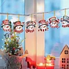 6Pcs Diamond Painting Acrylic Winter Snowman Hanging Decor