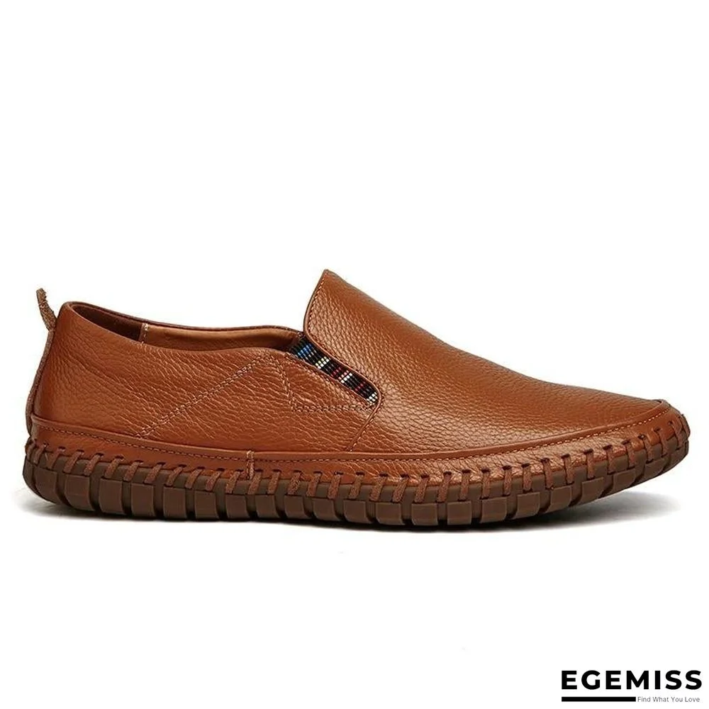 Leather Men Shoes Slip On Shoes Leather Loafers Mens Moccasins Shoes Italian Designer Shoes | EGEMISS